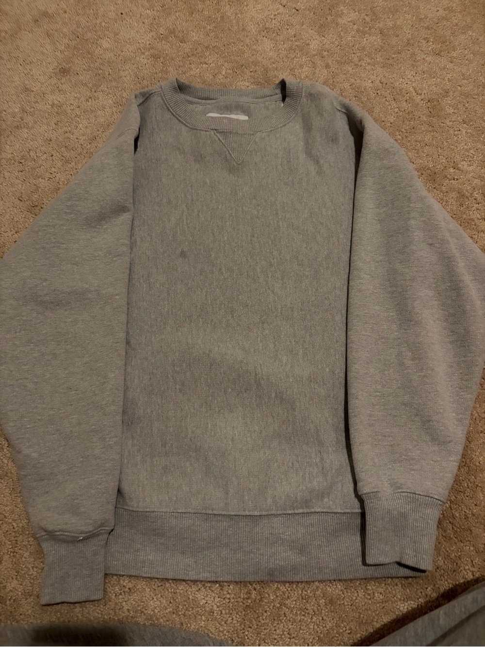 WearGuard Women's Crewneck Sweatshirt in Light Gray